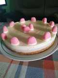 Tarta de gominolas picotas y chocolate blanco