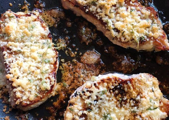 Parmesan Crusted Pork Chops