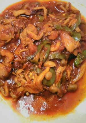 A picture of Mushroom stew.
