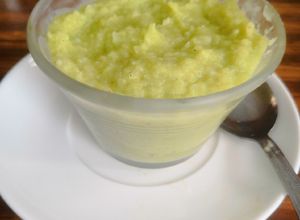 Una foto de Puré de coliflor