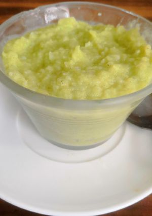 Una foto de Puré de coliflor