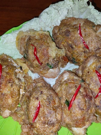 Langkah Mudah untuk Menyiapkan Resep 58. Telur Rajungan Lapis Telur Ayam yang  Bikin Ketagihan Anti Ribet, Menggugah Selera