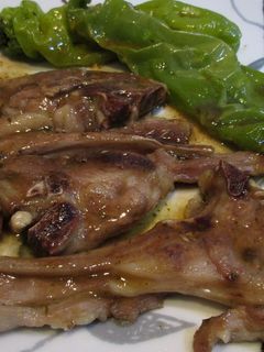 Una foto de Chuletas de cordero con miel