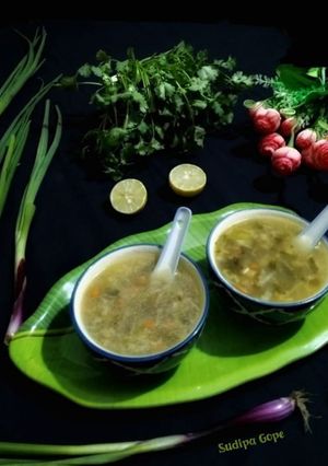 A picture of Lemon Coriander Soup.
