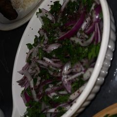 A picture of Sumac Red Onions Salad.