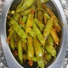 Fried masala green peas A picture of Fried masala green peas.