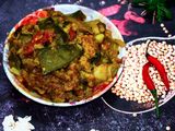 কপির ডাটা চচ্চড়ি (kopir data chorchori recipe in Bengali)