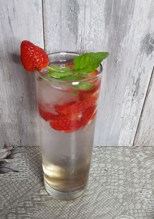 Foto resep Strawberry Mint Soda