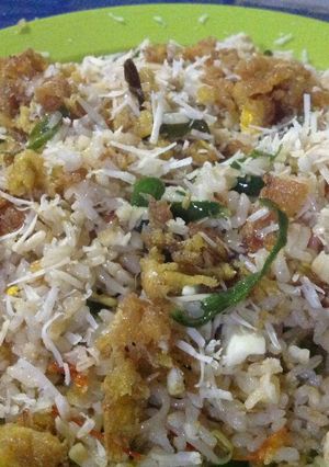 Foto resep Nasgor cabai ijo serut keju