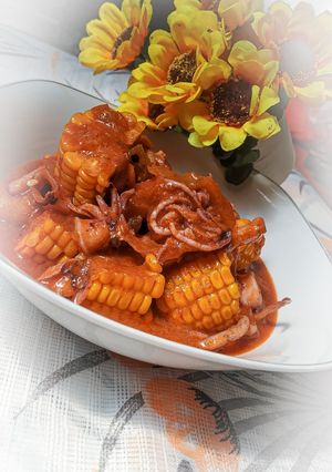 Foto resep Cumi saus Padang