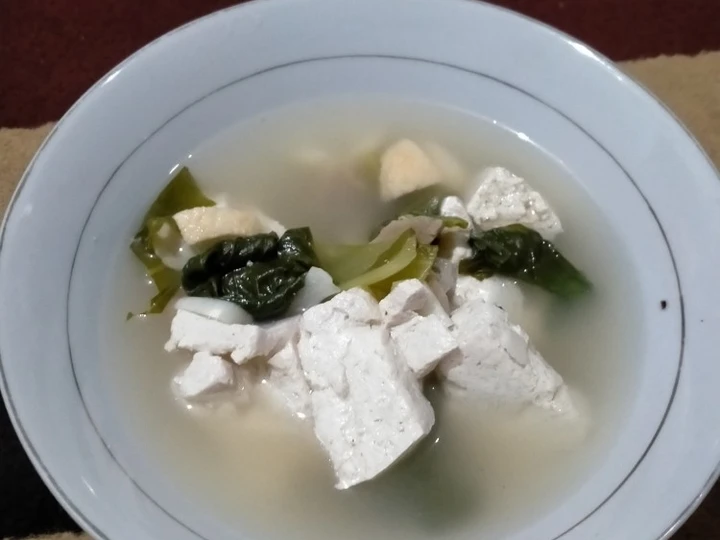 Langkah Gampang Membikin Resep Sayur Bening Sawi Tahu Pentol Bakso yang Uenak Anti Ribet, Uenak Banget