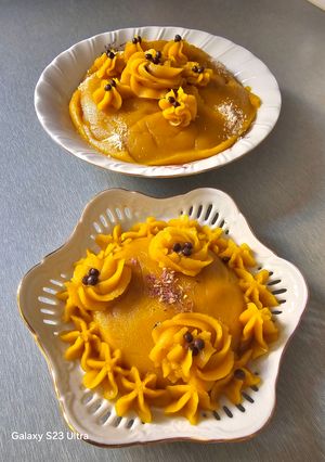 عکسی از دستور حلوای شیر 😋😋😋