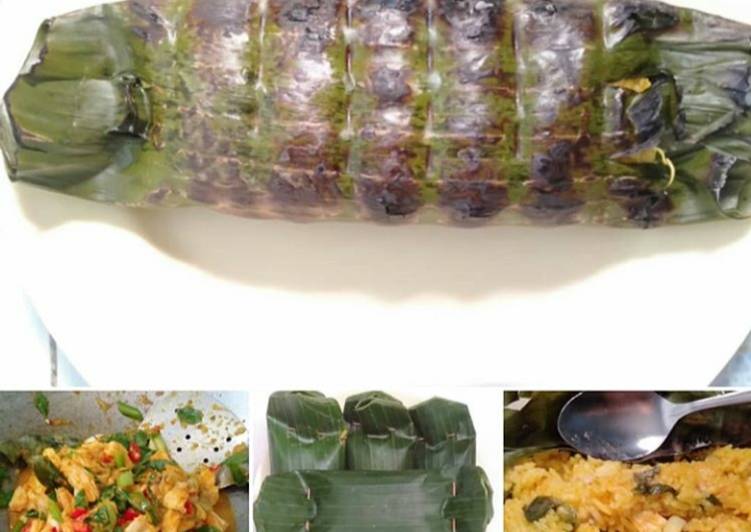 Cara mengolah Nasi bakar yang enak