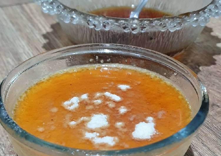 Milky Custard Pudding seperti di Gyukaku