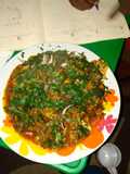 Isi-ewu with utazi leaves