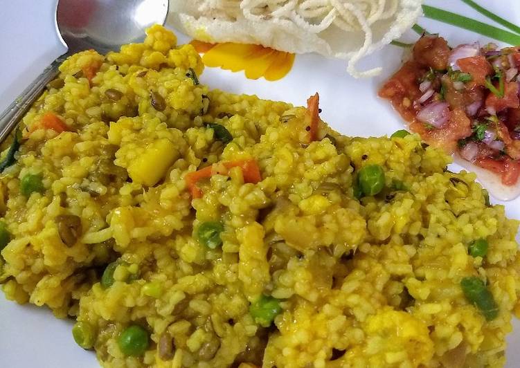 One pot meal Vegetable khichadi