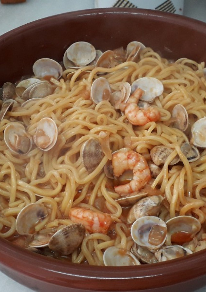 Una foto de Spaguetis a las tres salsas