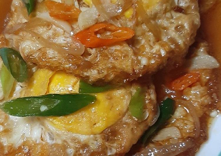 Telur Ceplok Masak Pedas