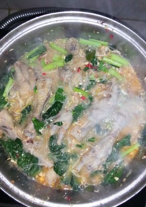 Foto resep Seblak ceker soun sayur