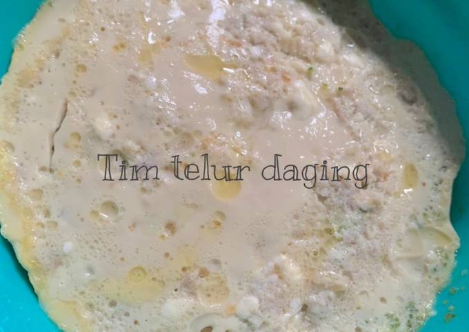 Tim telur daging (MPASI 7Mo+)