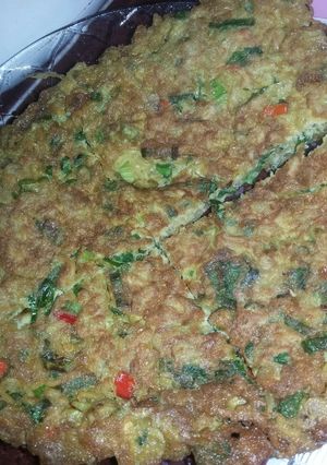 Foto resep Migoreng telur dadar