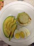 Chayotes rellenos de queso y camarones