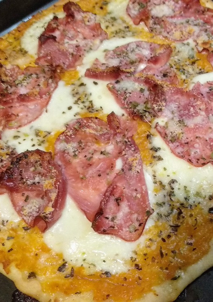 Una foto de Pizza de calabaza