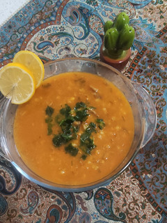 عکسی از دستور سوپ مرغ و قارچ