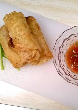 Foto resep Mushroom Spring Roll
