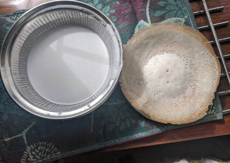 Steps to Prepare Homemade Appam with coconut milk