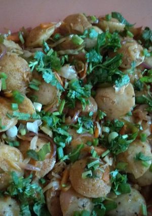 A picture of Chinese vegetable idlis..