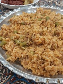 عکسی از دستور لوبیا پلو