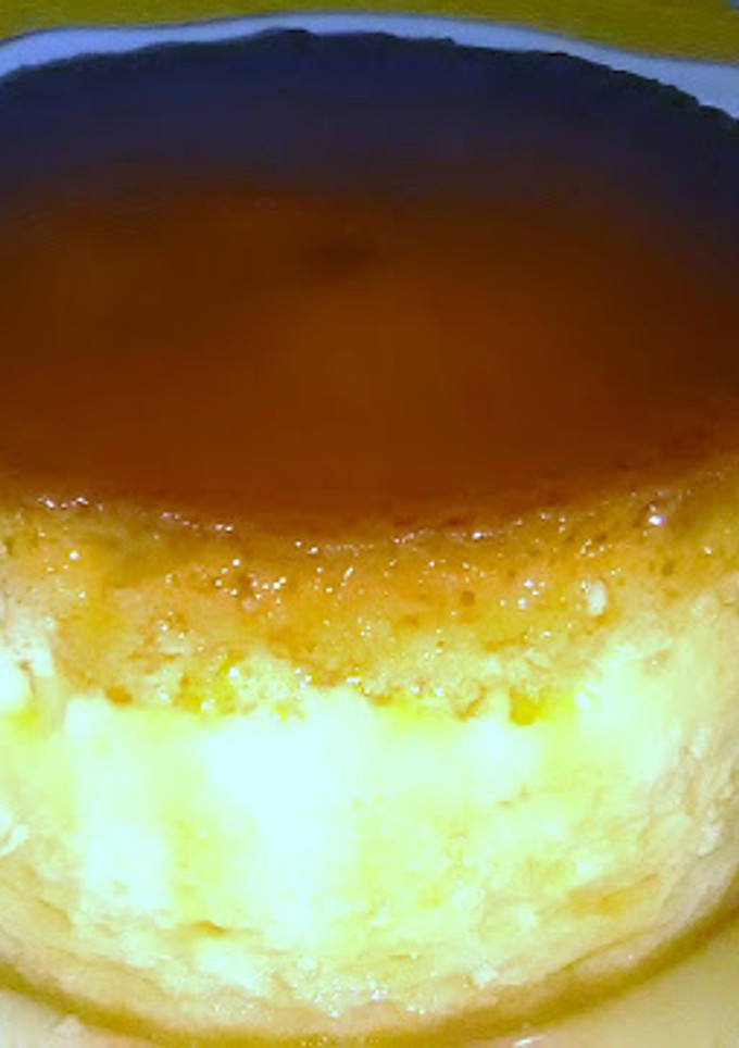 Una foto de Flan de huevo y queso ricotta