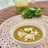 Vichyssoise de calabacín con feta y hierbabuena