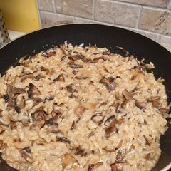 A picture of Mushroom Risotto.
