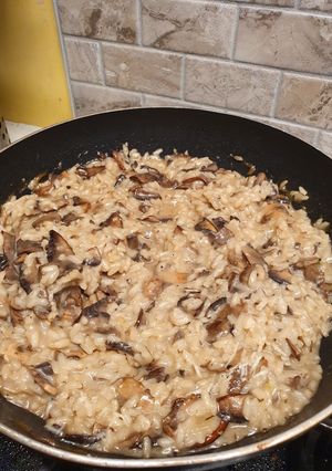 A picture of Mushroom Risotto.