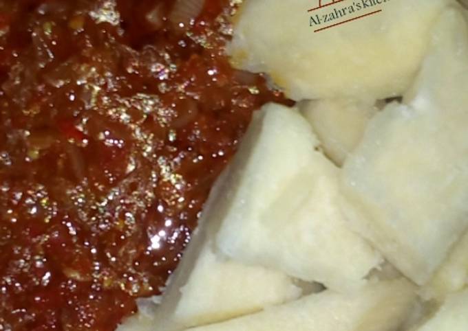 How to Make Perfect Boiled yam and stew
