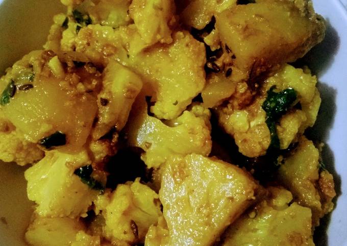 Simple Way to Prepare Ultimate Aalu Gobi sabji