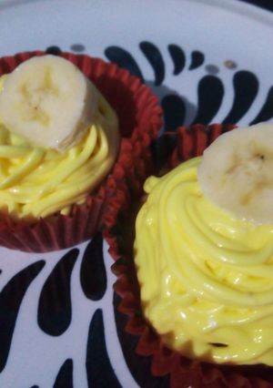 Una foto de Muffins de Plátano