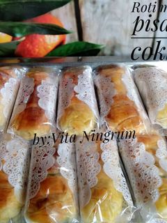 Foto resep Roti manis pisang coklat