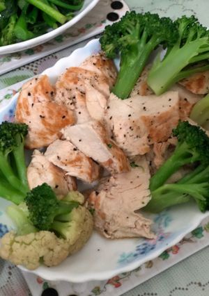 香煎雞胸肉 的食譜成品照片