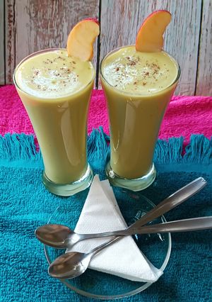 A picture of 5 minutes Coastal Avocado and Apple Smoothie.