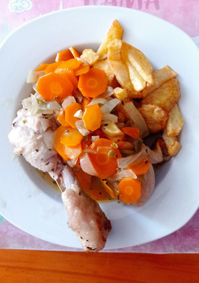 Una foto de Muslos de pollo a la cerveza
