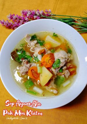 Foto resep Sop Ayam Ala Pak Min Klaten. Segar dan Enak, Wajib Dicoba