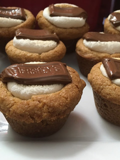 A picture of Peanut butter Smore cookies.