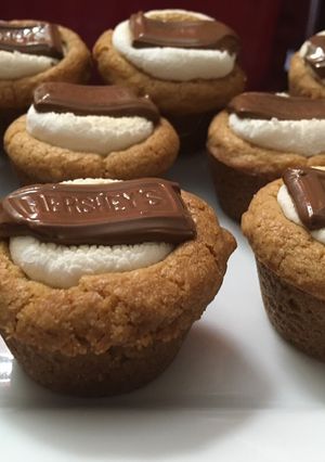 A picture of Peanut butter Smore cookies.