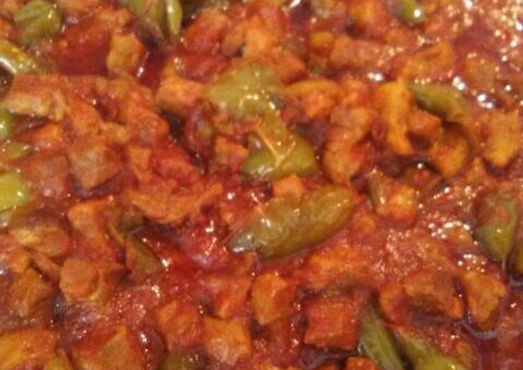 Pisto de cabezón