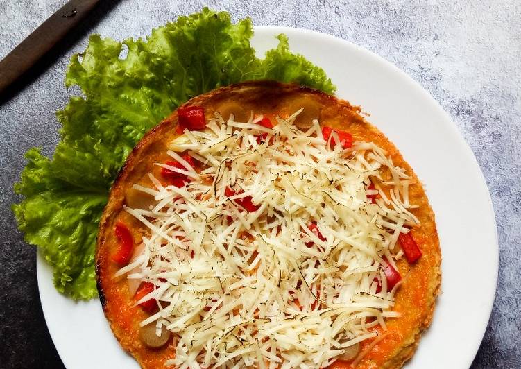 Resep Unik 48. Pizza Tempe Oats Paling Enak