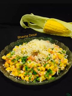 ચીઝ કોર્ન ચાટ.(Cheese Corn Chaat Recipe in Gujarati.) રેસીપી મુખ્ય ફોટો