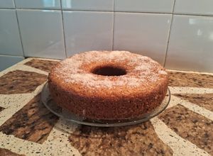 Una foto de Budín vegano de castañas de cajú y maní